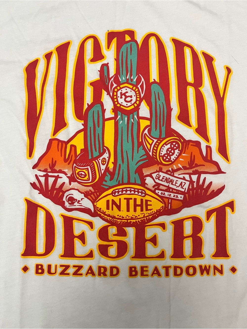 Victory in the Desert Short Sleeve Tee - White